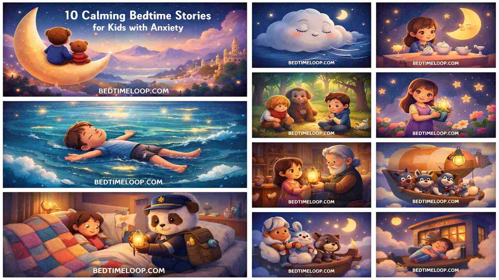 Calming Bedtime Stories for Kids with Anxiety